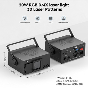 Hiệu ứng hình ảnh động ánh sáng laser hiệu ứng sân khấu chiếu sáng với điều khiển từ xa <span class=keywords><strong>6ch</strong></span>/34ch <span class=keywords><strong>DMX</strong></span> điều khiển âm thanh cho DJ Câu Lạc Bộ bên hiển thị - Product Image 2
