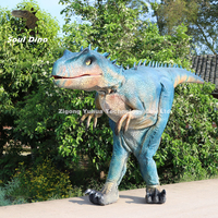 Costume de dinosaure léger grandeur nature pour adulte, pour parcs d'aventure intérieurs/extérieurs et musées