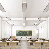 Luminaire LED de protection oculaire pour salles de classe, norme nationale, avec support, pour établissements de formation, bibliothèques et écoles, éclairage spécial
