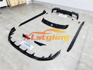 XLstyling - Kit Aerodinámico Negro Brillante de Alta Calidad, Faldones Laterales, Alerón Delantero, Difusor Trasero para <span class=keywords><strong>BMW</strong></span> Serie 1 F70 <span class=keywords><strong>M135</strong></span> MP - Product Image 2
