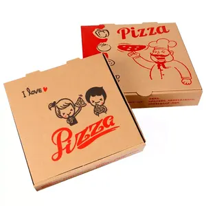 Scatola per pizza sicura per uso alimentare design personalizzato per imballaggi alimentari snack box ristorante da asporto