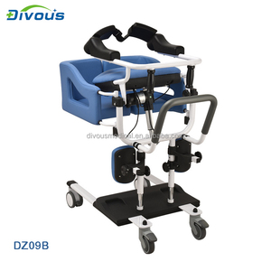 Prodotti sanitari vendita calda ospedale Eldery regolabile in altezza a trasferimento elettrico staccabile manuale ascensore wc sedia - Product Image 3