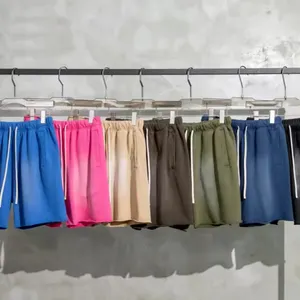 2024 haute qualité mode ample plaine décontracté rue travail pantalons courts personnalisé Polyester été poche hommes Cargo Shorts