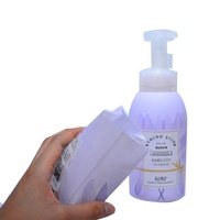 Rouleau de film rétractable thermique personnalisé en PET, étiquette imperméable pour emballage de bouteilles de shampoing et de cosmétiques