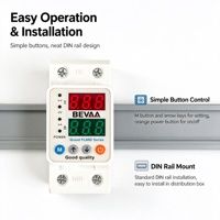Protecteur de surtension et de sous-tension 220V 2P avec fonction de récupération automatique