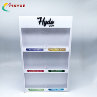 Étagère de présentation de tabac et de cigares en acrylique LED rotative pliable RTS pour magasin de proximité