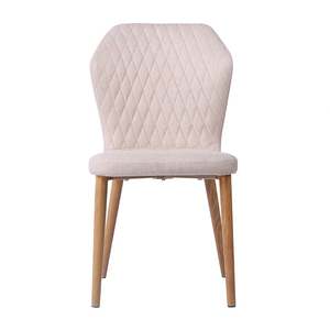 Muestra gratis con recubrimiento de polvo de <span class=keywords><strong>Angie</strong></span> estilo escandinavo muebles de la habitación 8 de madera maciza oro Silla de comedor para Catering comedor - Product Image 2