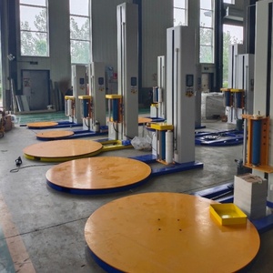 Machine d'emballage automatique de palettes en <span class=keywords><strong>film</strong></span> étirable, 20-40 palettes/heure, pour emballage de cartons - Offre Spéciale - Product Image 1