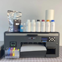 Impresora DTF Heyme A3 Xp600 de 13 Pulgadas, Máquina de Prensa de Calor con Secador de Polvo para Película PET, Kit de Escritorio Nuevo con 1 Año de Garantía, Automática
