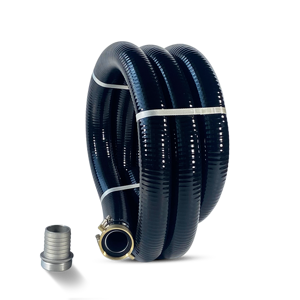 خرطوم مياه من البولي فينيل كلوريد بقطر 3 بوصات مع وصلات، متين ومرن، مناسب للري ويتصل بمضخة المياه - Product Image 4