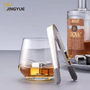 ウィスキーウイスキージュースカクテル用カスタムロゴ刻印無鉛クリスタル飲料グラス380mlクリアステムレスワイングラス - Product Image 4