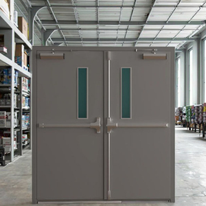 <span class=keywords><strong>Porte</strong></span> coupe-feu en acier moderne pour <span class=keywords><strong>atelier</strong></span>, simple ou <span class=keywords><strong>double</strong></span> <span class=keywords><strong>battant</strong></span>, sortie de secours, <span class=keywords><strong>porte</strong></span> de sécurité, surface finie - Product Image 6