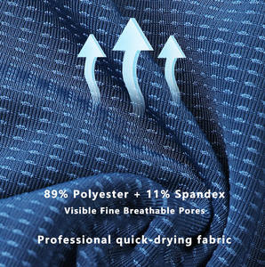 Camisetas Deportivas para Hombre, para Gimnasio, Trotar, Entrenamiento, Cuello Redondo, Transpirables, de Secado Rápido, Ajustadas, de Compresión, para Correr - Product Image 3