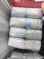 Surface douce en tissu non tissé jetable de haute qualité avec canal de prévention des fuites 3D prix d'usine de gros pour les couches pour bébés