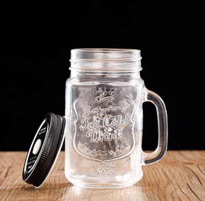 Vente chaude 16oz 500ml personnalisé clair vide verre Mason Jar jus tasse à boire couvercle paille pour soins de la peau sé<span class=keywords><strong>rum</strong></span> huiles 8oz bouchon à vis - Product Image 6