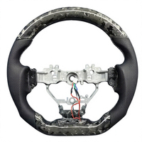 Volant à fond plat en fibre de carbone véritable et cuir Nappa pour Lexus IS250 IS350 IS300 2014-2024 F Sport Intérieur