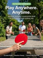 Raquette de tennis de table professionnelle Shakehand à long manche, caoutchouc durable, manche en bois, pour jeu récréatif