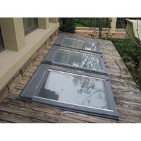 Ventana de Techo Vertical Fija Moderna de Aluminio con Vidrio Aislante para Sala de Estar, Terraza, Proyectos de Villas