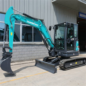 Mini excavadora SUNWARD SWE35UF, excavadora de cadenas usada, precio bajo, envío gratis, nuevo modelo, hidráulica, agrícola - Product Image 3