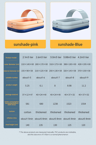 Piscina inflable personalizada <span class=keywords><strong>rectangular</strong></span> suave a precio bajo al por mayor con cubierta de tienda - Product Image 4