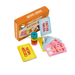 Gioco educativo di intrattenimento per famiglie personalizzato con copertina del mondo del gioco di carte per bambini cartone ondulato stampato - Product Image 3