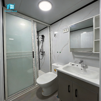 Maisons conteneurs extensibles à vendre, fournisseur chinois, maisons modulaires détachables avec salle de bain, cuisine et salon