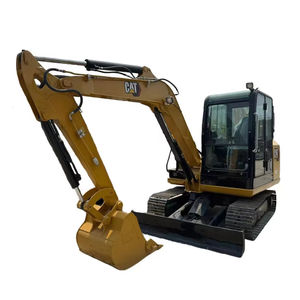 Excavatrice compacte Caterpillar 306E2 de 6 tonnes, équipement d'occasion, conception à balayage de queue zéro, contrôle intelligent, flexible, en stock - Product Image 6