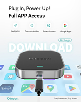 Boîte AI Ottocast CarPlay sans fil Android 13 4+64 Go Mémoire extensible Bluetooth Adaptation universelle pour voiture
