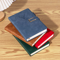 Ensemble cadeau de journal d'affaires de luxe personnalisable Agenda A5 Carnet personnalisé Logo personnalisé Couverture rigide en PU Matériel papier Couture