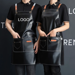 <span class=keywords><strong>Delantal</strong></span> personalizado barista color liso barbacoa <span class=keywords><strong>cuero</strong></span> peluquero corte de pelo delantales impermeable cocina café <span class=keywords><strong>delantal</strong></span> para salón de belleza - Product Image 1