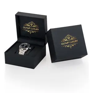 Personalizado caixa de embalagem de relógio caixa de relógio de luxo com o logotipo personalizado