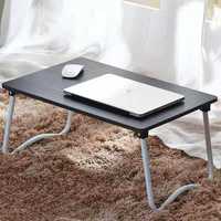 Bureau portable pliable en bois pour enfants Jupiter, support pour ordinateur portable, table avec taille personnalisée pour lit, extensible
