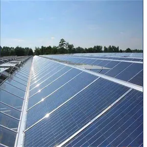 BIPV Roofing System Transparent Solar Panel Greenhouse