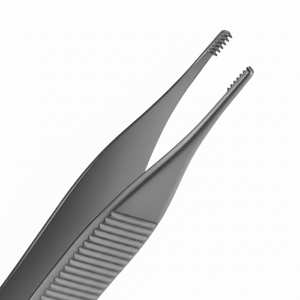 Pinzas de Punta dentada Adson de acero inoxidable Manual 2025 más vendidas, fórceps de tejido de 15cm, instrumentos quirúrgicos para cirugía General - Product Image 1