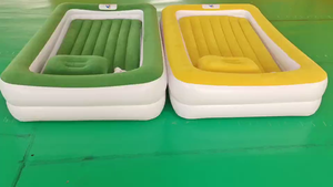 Giường Trẻ Em Bơm Hơi Giường Thổi Khí Giường Cho Bé Phòng Ngủ Di Động Gấp Nệm Nhỏ Cho Bé Vườn Cắm Trại Du Lịch - Product Image 5