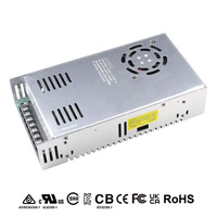 Adaptor sakelar 12V 24V AC DC, catu daya LRS 400 16,7 amp 12V sakelar tegangan rendah tahan air konverter Buck LM2596