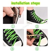 Lacets de chaussures plats élastiques unisexes à une main, sans nœuds, pour adultes et enfants, nouveau matériau en polyester pour baskets paresseuses