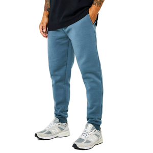 Custom Men's Midweight Casual Straight Embroidered Regular Fit Fleece Sports <b>Jogger</b> Button Fly Breathable Quick Dry Outdoor - Product Image 2