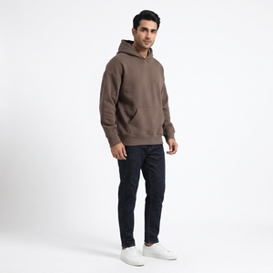 High Quality Custom Embossed Sweatshirt Custom <b>Hoodies</b> Oversized Men's White Blank Embossed <b>Hoodies</b> Men Puff Print Hoodie <b>Plain</b> - Product Image 1