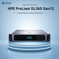 Serveur d'entreprise HPE ProLiant DL360 Gen12 1U en rack pour les PME, les bureaux et l'hébergement Web