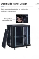 Armoire serveur murale ou sur pied de 19 pouces et 0,8 m, armoire réseau pour centre de données