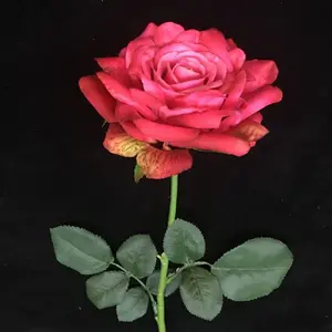 Sen Masine Single Artificial Flowers Real Touch Roses High Quality Home Decorative Fake Flower Silk Rose