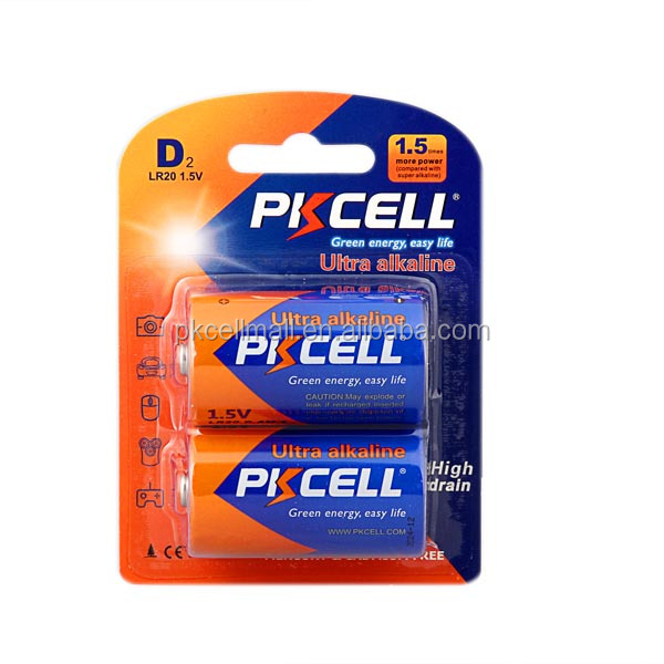 High Quality Oem D Size Battery China Factory Supplier Wholesale 1.5v Alkaline Battery D for PKCELL