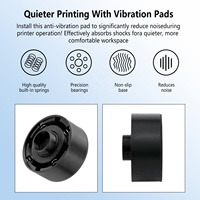 Pour Bambu Lab P1/X1 Series Snapmaker U1 Anycubic S1 : Patins anti-choc améliorés pour une absorption des chocs accrue et un fonctionnement silencieux