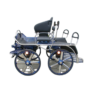 Châssis en acier, poney marathon à cheval Sulky-Chariot de jogging à 2 roues pour l'entraînement avec suspension amortissante, personnalisable - Product Image 3