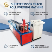 Machine de formage de lamelles pour portes à enroulement de conception optimale