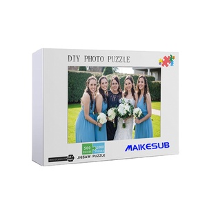 Puzle de cartón personalizado Para sublimación, Rompecabezas en blanco Para fabricantes, venta al por mayor - Product Image 4