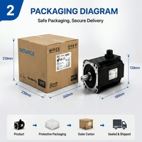 Kit Moteur Servo Inovance 400W 180mm 1500 tr/min avec Encodeur Absolu 18 bits 220VAC Monophasé à Contrôle Vectoriel pour Automatisation CNC