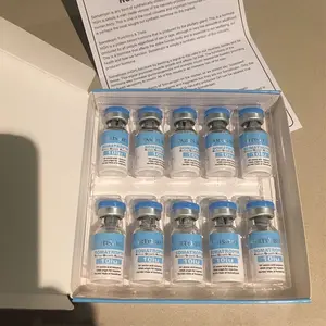 Adesivos holograma à prova d'água personalizados, 10ml etiquetas esteroide vial caixa de vial