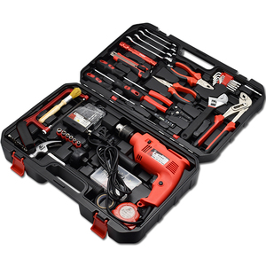 KAFUWELL P14006A <span class=keywords><strong>Perceuse</strong></span> à Percussion Électrique Ménagère, Kit d'Outils Électriques Multifonctionnels pour Bois et Quincaillerie, Coffret Cadeau avec Boîte à Outils - Product Image 4